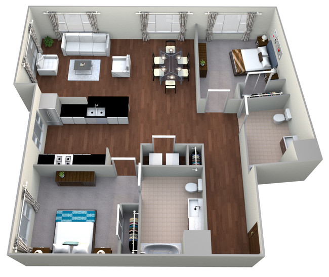 Floorplan - Linea Cambridge Apartments