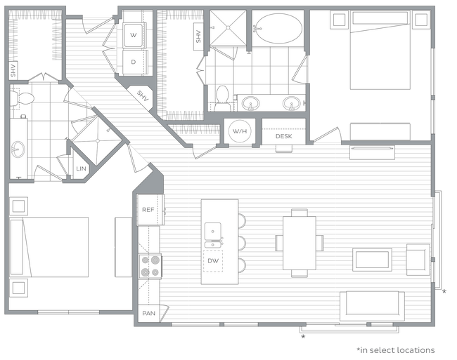 Floorplan - The Reverie at Lake Boone