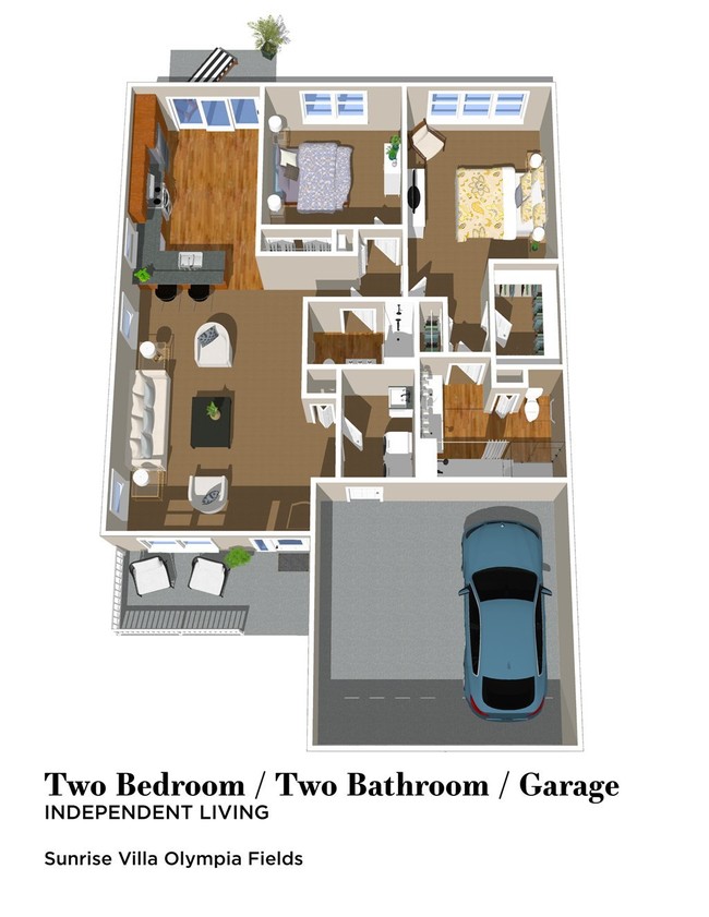 Floorplan - Sunrise Villa Olympia Fields 62+