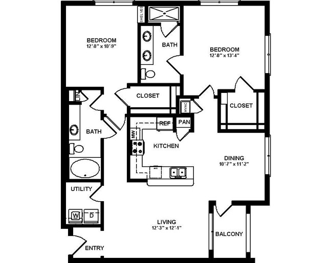 Floorplan - 2222 Smith Street