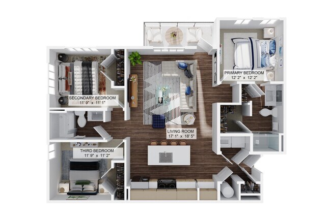 Floorplan - The Quinn Luxury Apartments