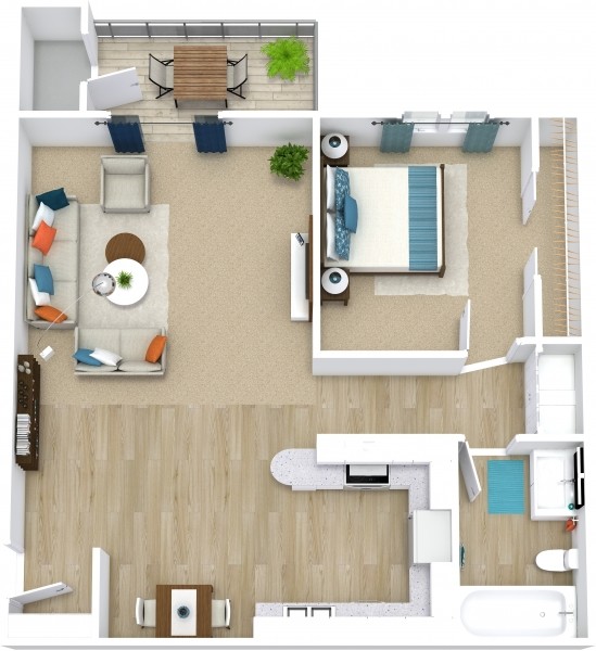Floorplan - The Wilder Apartments