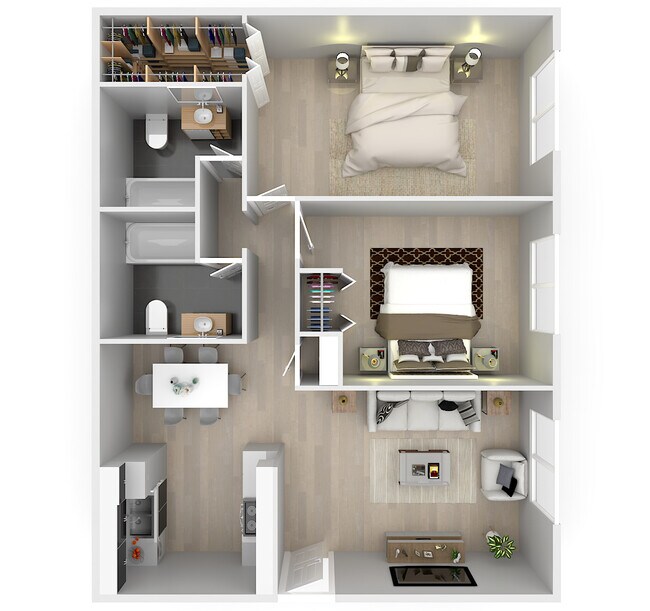 Floorplan - The Miranda on Central & Pipeline