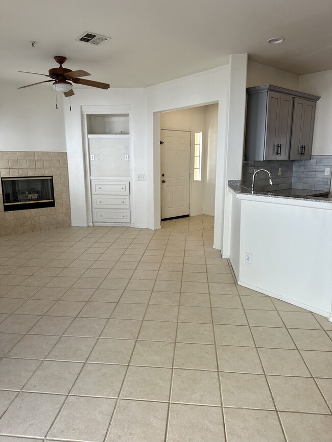 living room with fireplace - 33519 Winston Way