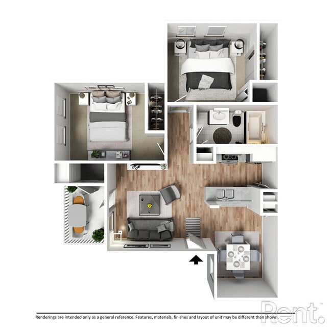 Floorplan - Larkin Apartment Homes