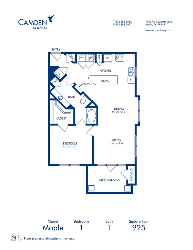 Floorplan - Camden Cedar Hills