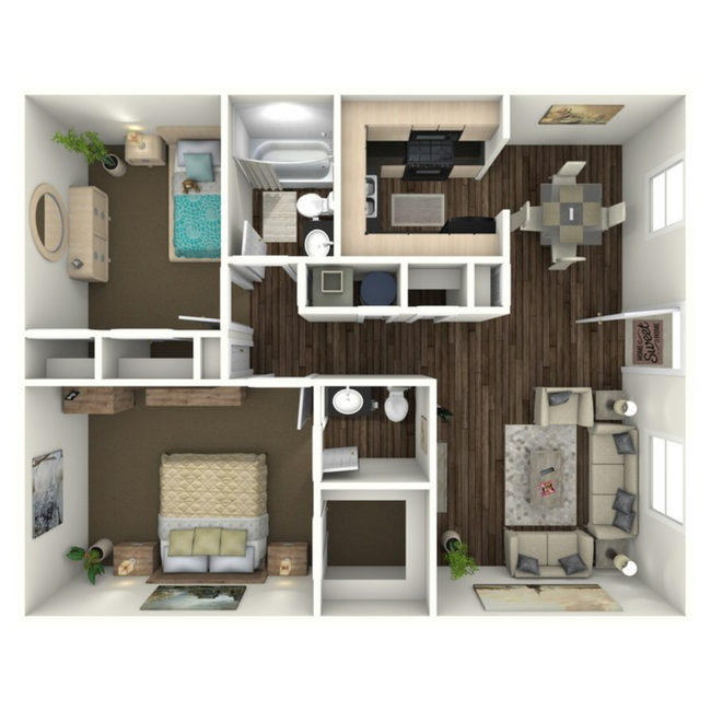 Floorplan - Tower South Apartments