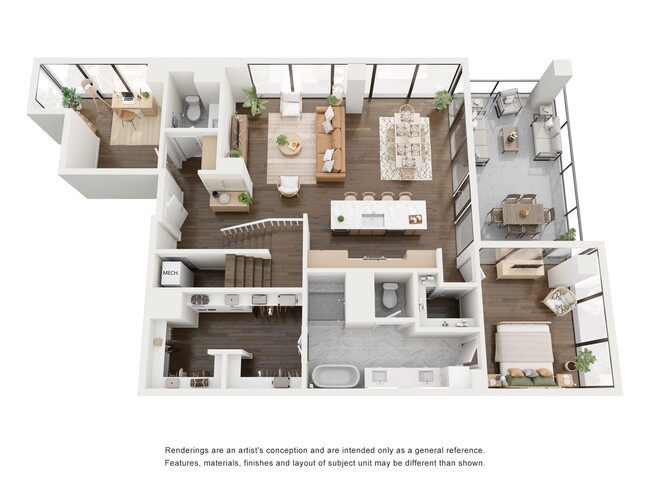 Floorplan - 700 River