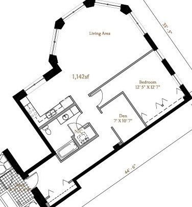 1BR/1BA - The Westerly