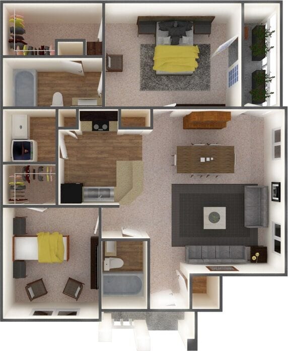 2 Bed/2 Bath - Waterstone