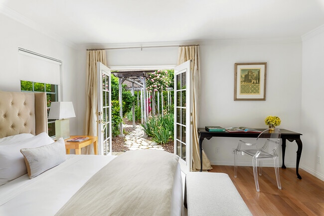 Overlooking the private rear garden - 2173 San Pasqual St