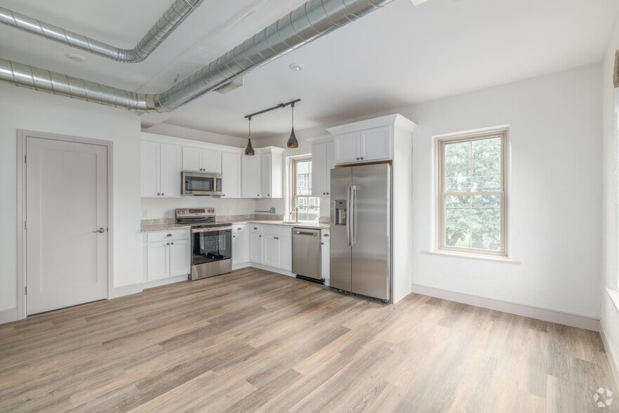 1BR, 1BA - 502SF - Living Room - Quaker Safety Lofts