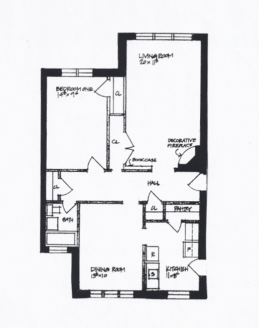 Floorplan - 2212-26 Sherman Ave.