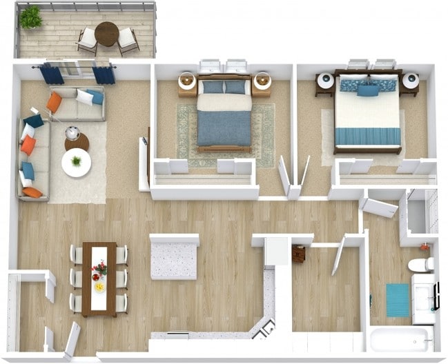 Floorplan - The Wilder Apartments