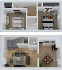 Building Photo - Spacious, affordable two bedroom townhouse...