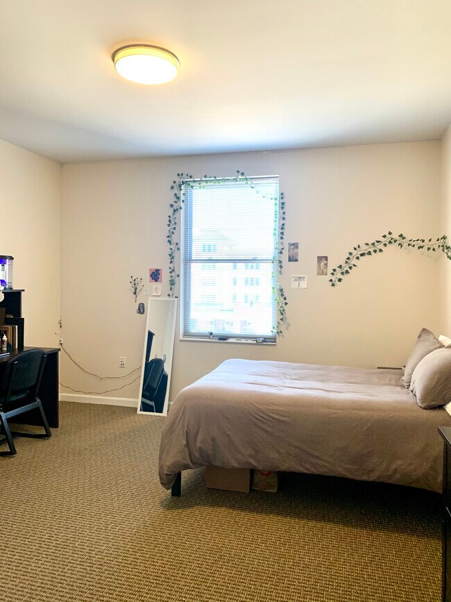 Bedroom, Fully Furnished, Full Bed, Large Closet - 300 Park Point Dr