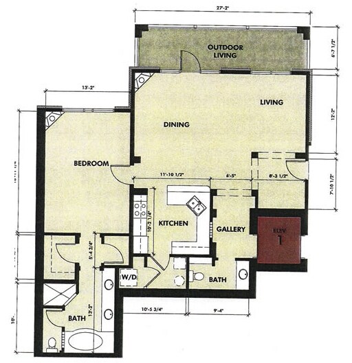 1BR/2BA - The Overlook at Westover Hills