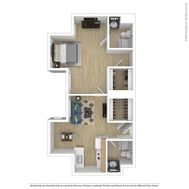 Floorplan - 14-M Abrams Hall Senior