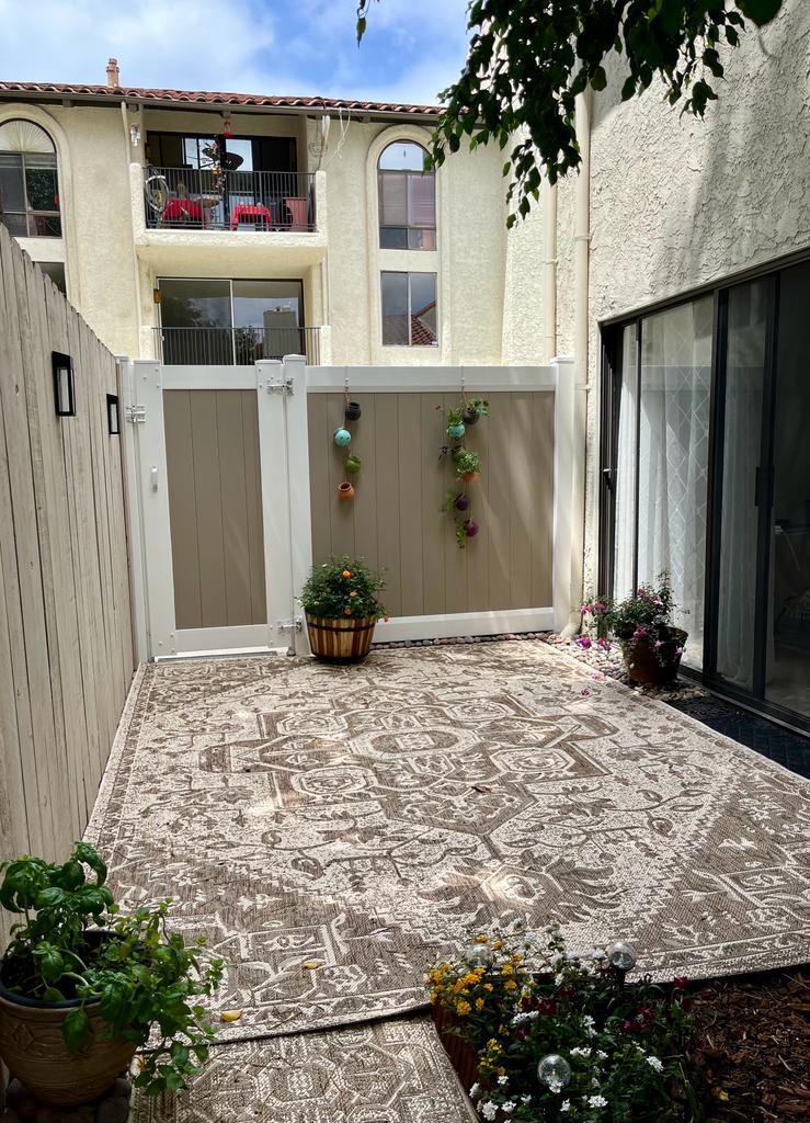 Backyard patio - 999 San Pasqual St