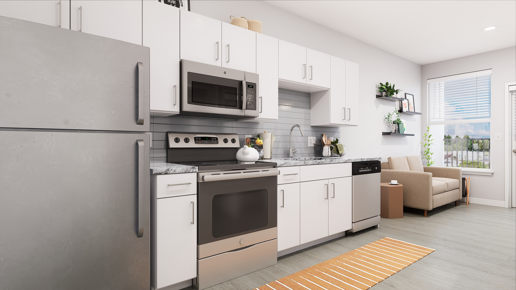 Studio - Kitchen - The Accolade Collegiate Village West