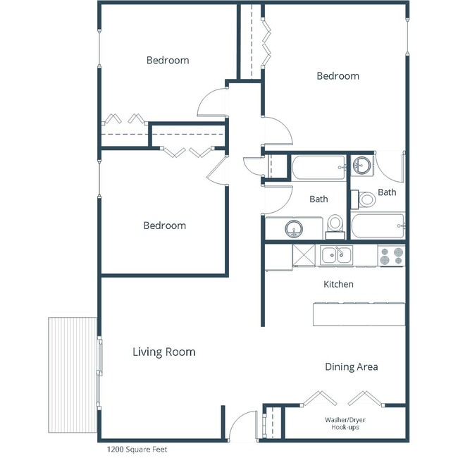 Floorplan - Sterling Pointe Apartment Community