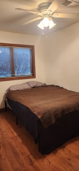 Inside downstairs bedroom view from door - 2116 Thaler Ave