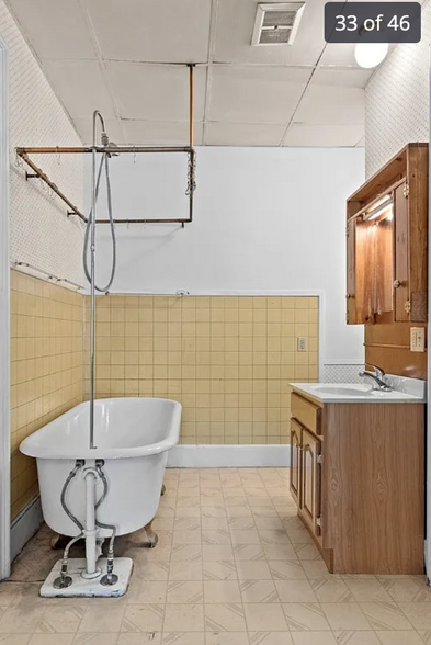 Bathroom with Claw Foot Tub - 8 Lawn Ave
