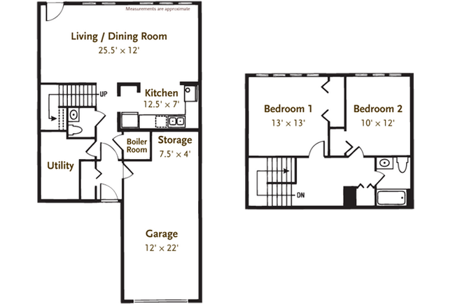 2 Bedroom 1.5 Bathroom Townhouse - Parkstead Gouverneur