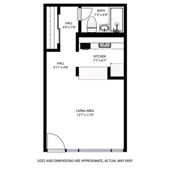 Floorplan - Monticello Apartments