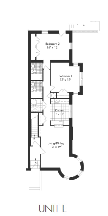 Unit E - Madison Victorian