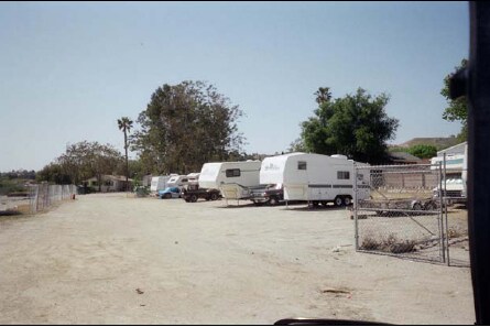 RV Storage Area - Sand Canyon Mobile Home Park
