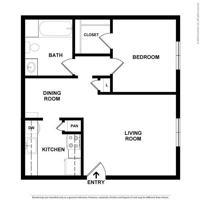Floorplan - Loreto Apartment Homes