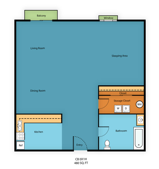 Floorplan - Campo Basso Apartment Homes