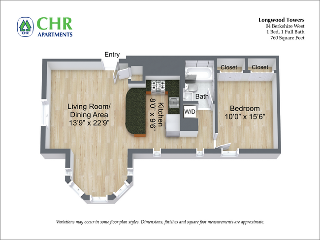 Floorplan - Longwood Towers