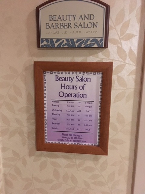 ON-SITE BEAUTY/BARBER SHOP - 1314 Kalakaua Ave