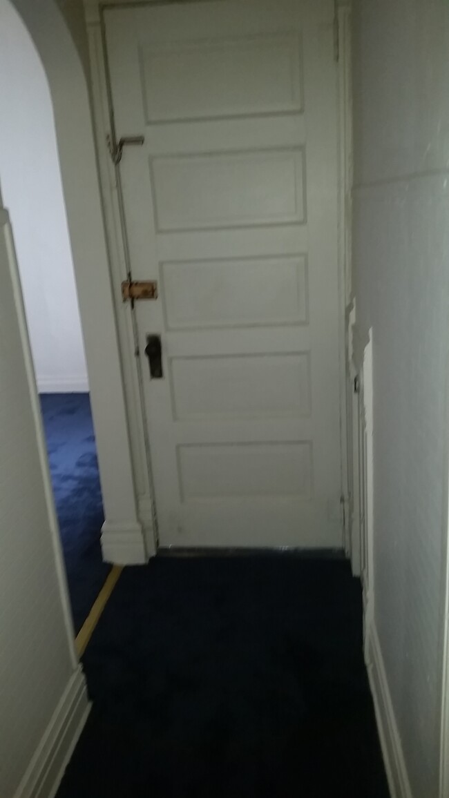 hall, back door - 102 S F St