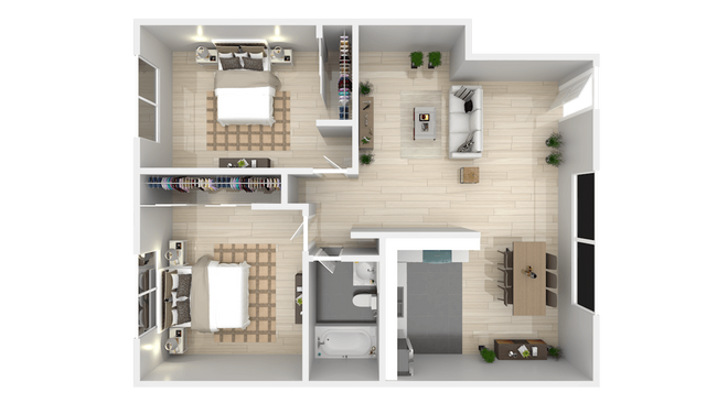 Floorplan - The Arches Apartments