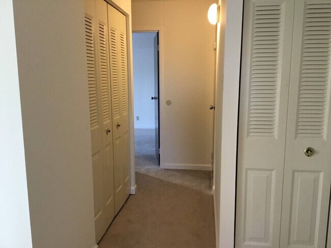 Hallway with large closet - 1401 N Rhodes St