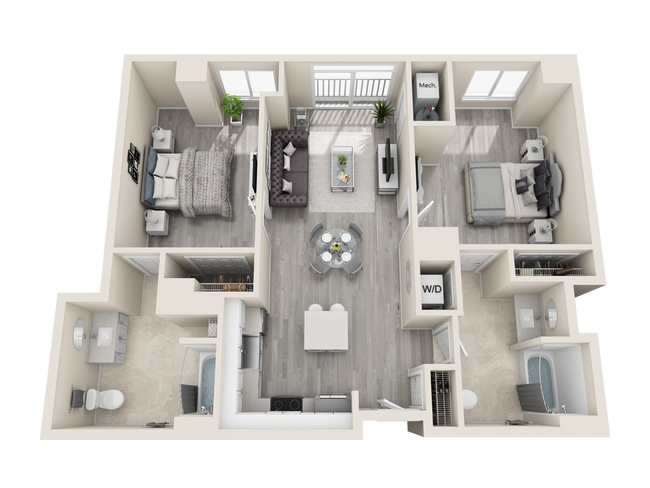 Floorplan - The Cosmopolitan Apartments
