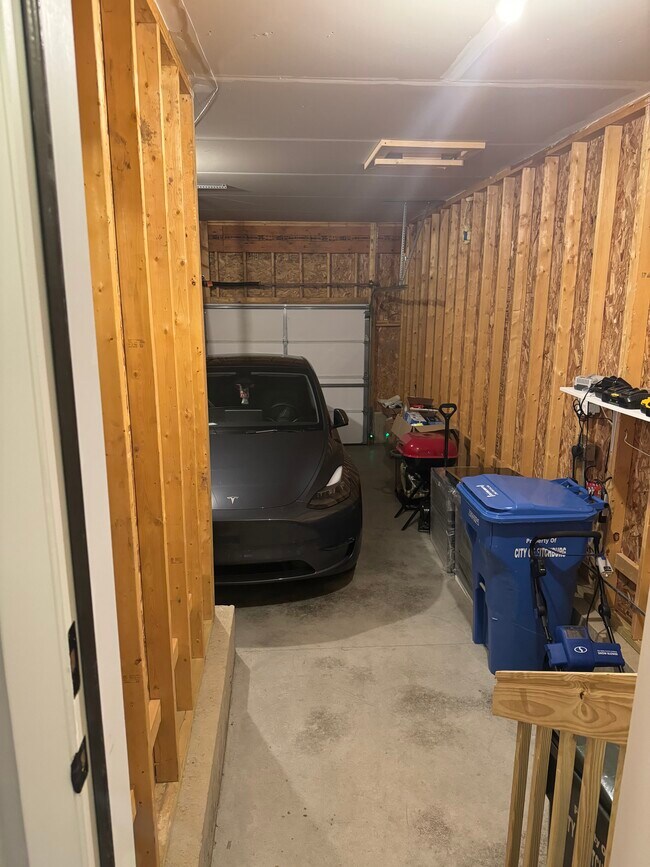 Two car garage with EV charger outlet - 2519 Spark St