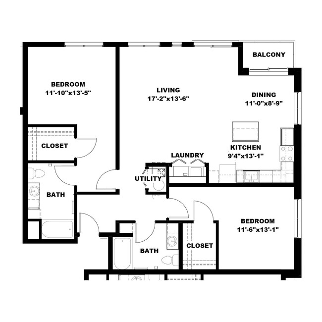 Floorplan - Hot Metal Flats