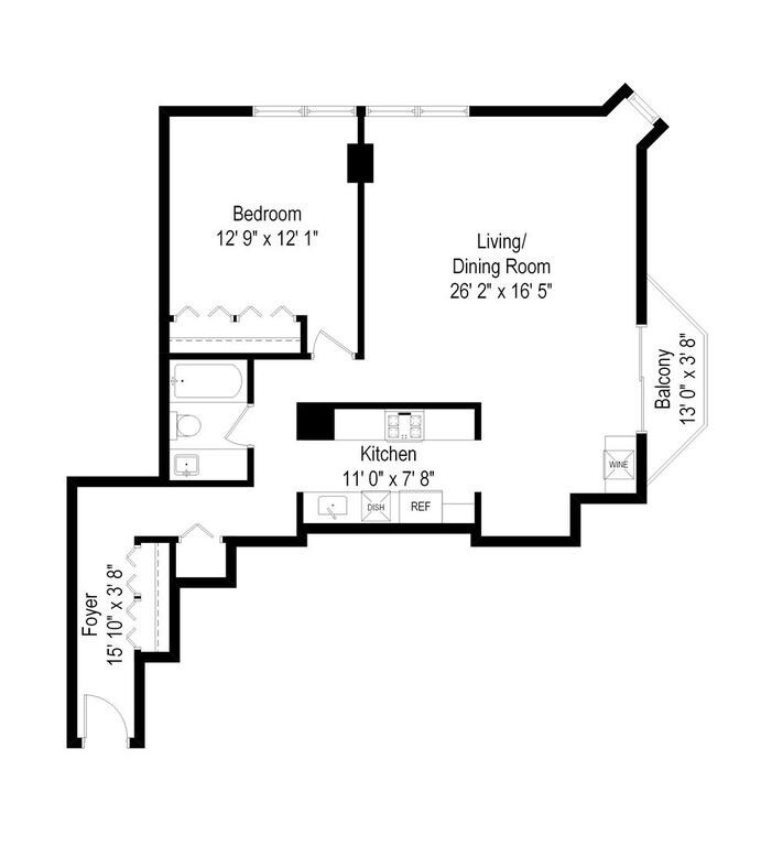 Floor Plan - 70 W Huron St