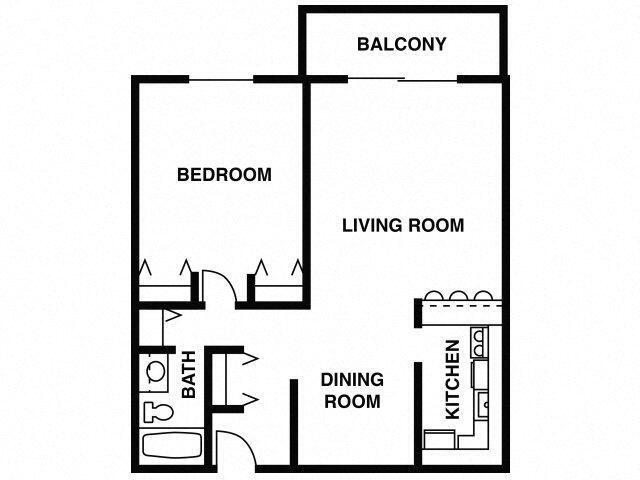 Floorplan - Gold Crest Apartments