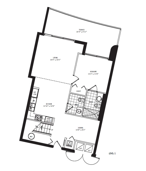 2BR/2.5BA - 900 Biscayne