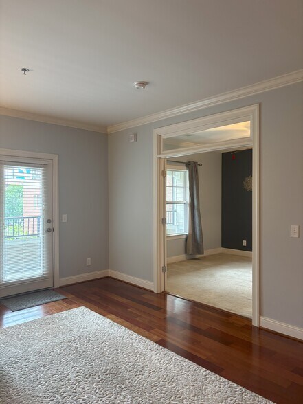 View of primary bedroom from living room - 301 Criddle St
