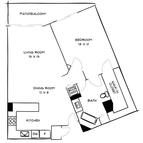 Floorplan - Flamingo South Beach