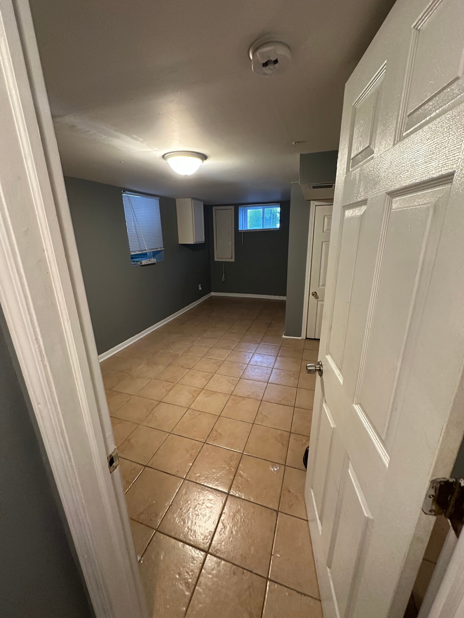 New paint tile flooring - 1117 Foster St