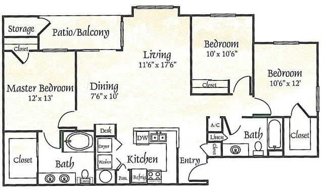 3BR/2BA - Cornerstone Ranch