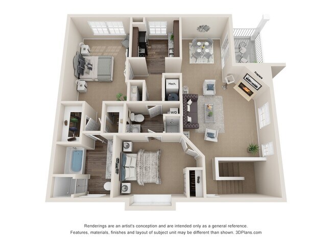 Floorplan - Fairlane Woods Apartments