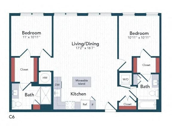Floorplan - Harwood Flats